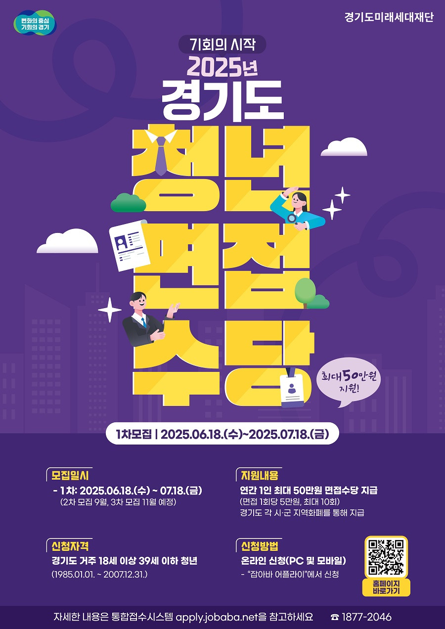 2025 경기도 청년면접수당 신청 대상