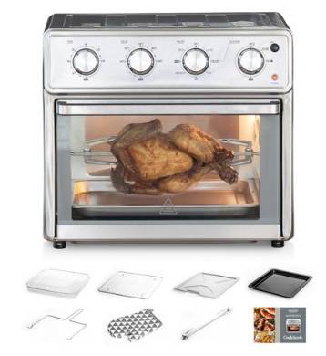 오쿠 25L 스텐 에어프라이어 오븐 + 풀세트 OCS-AO2500