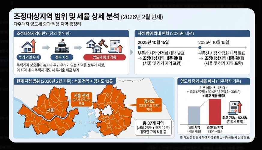 조정대상지역 다주택 양도세 중과세율 [2026년 조정대상지역] 5월 9일 종료 전 절세 전략 5가지 가이드