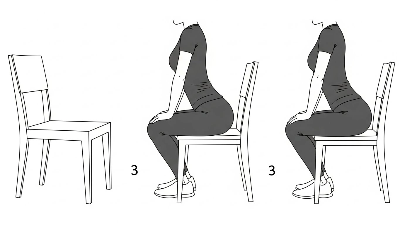 헬스장 안 가고 집에서 하는 '의자 활용' 운동법