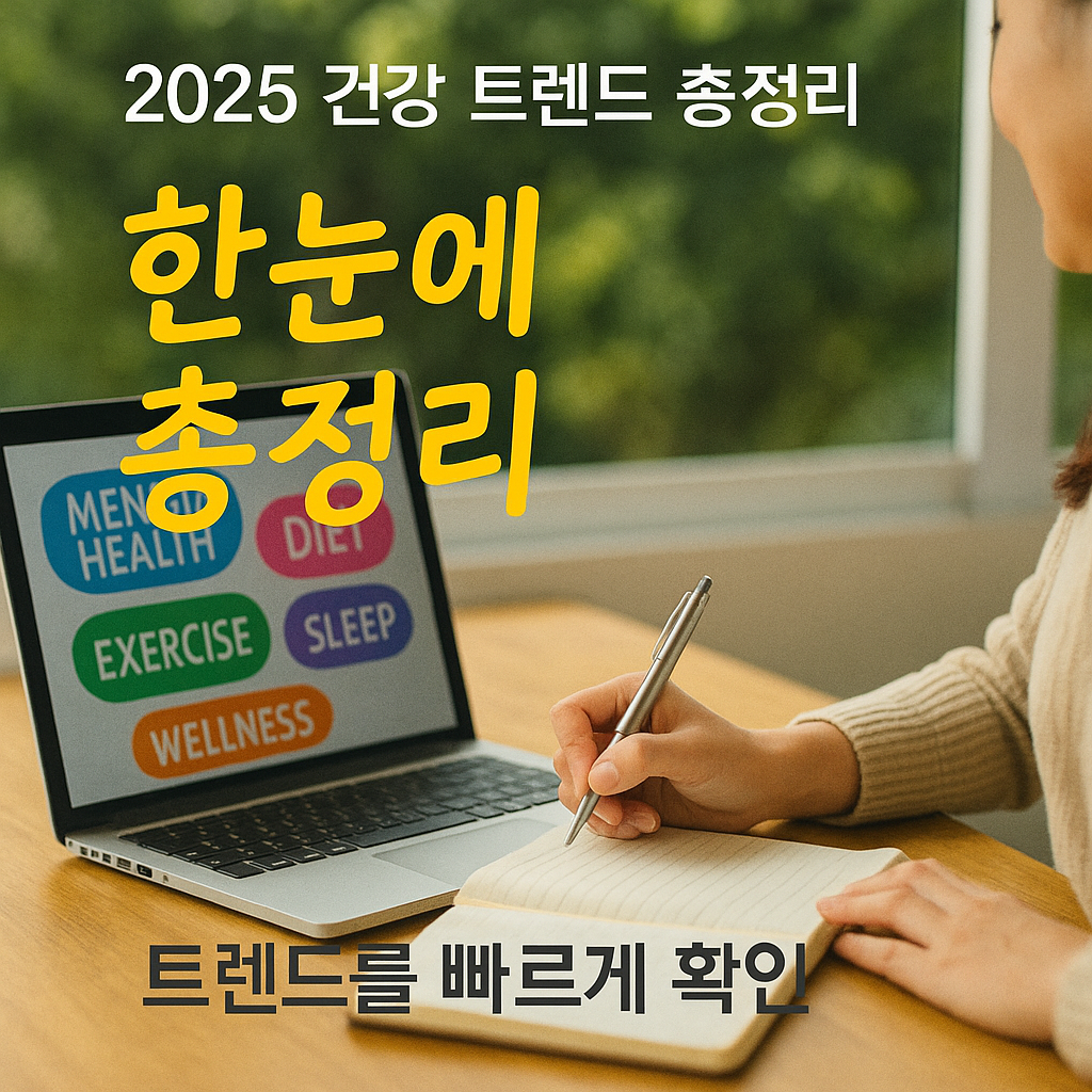 [5편] 2025 건강 트렌드 총정리