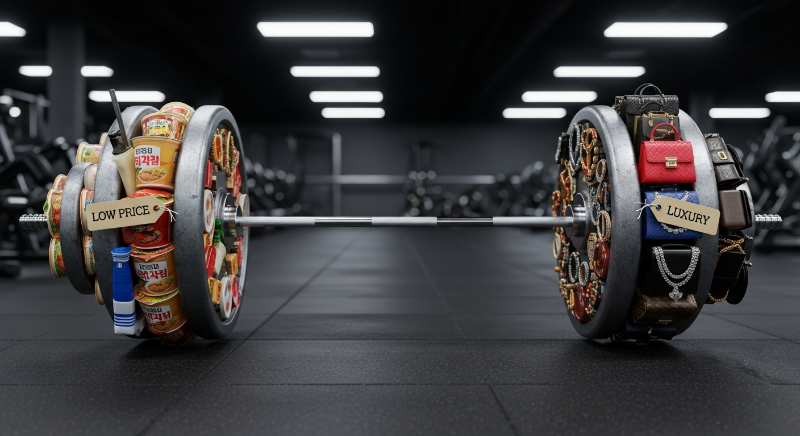 바벨형 소비 : 중간은 없다, 극과 극의 선택