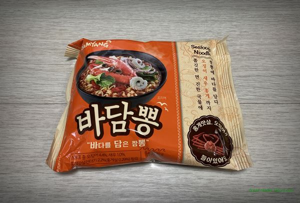 삼양 바담뽕 짬뽕 라면 2022년 6,7월 포장지