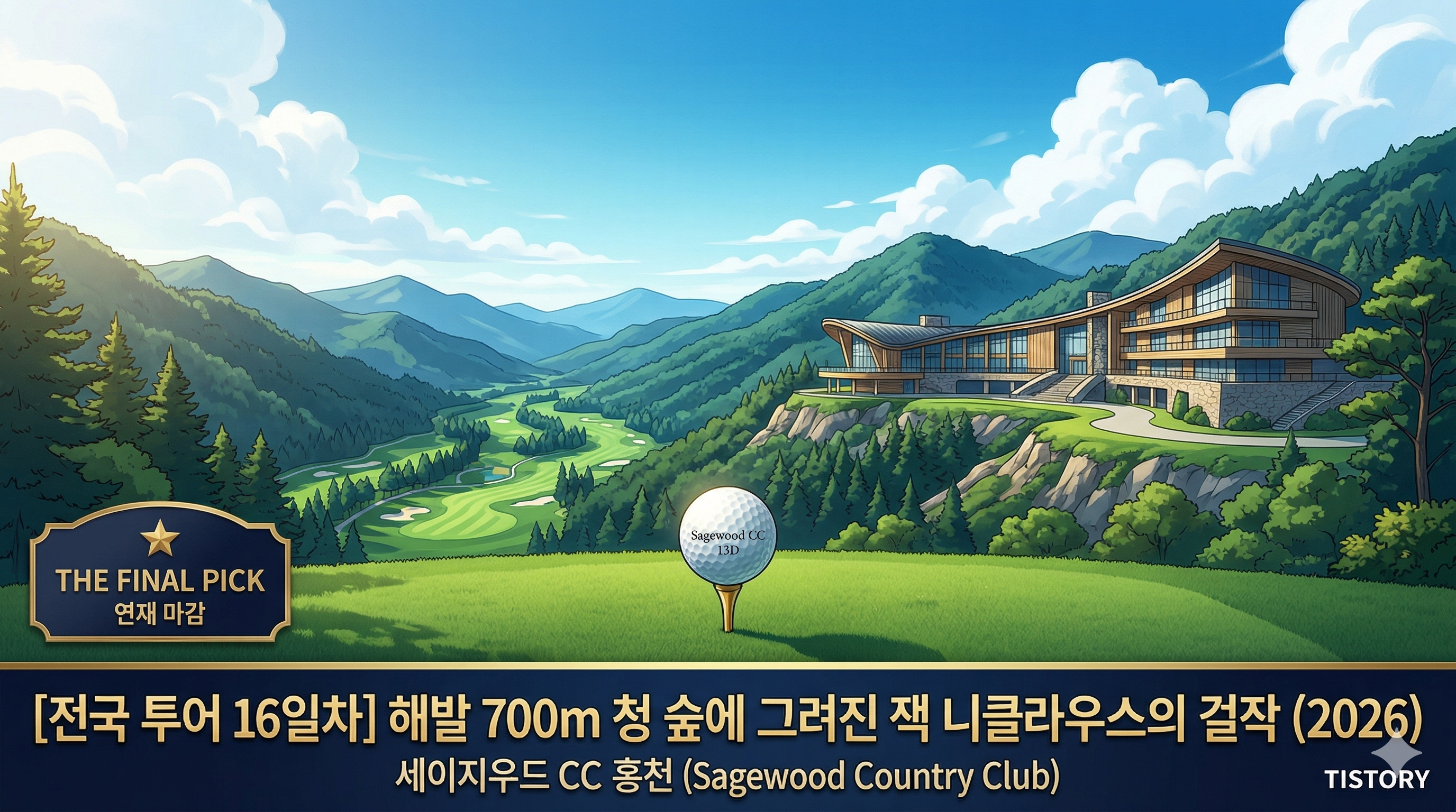 [전국 투어 16일차] 세이지우드 CC 홍천: 해발 700m 청정 숲에 그려진 잭 니클라우스의 걸작 (2026)