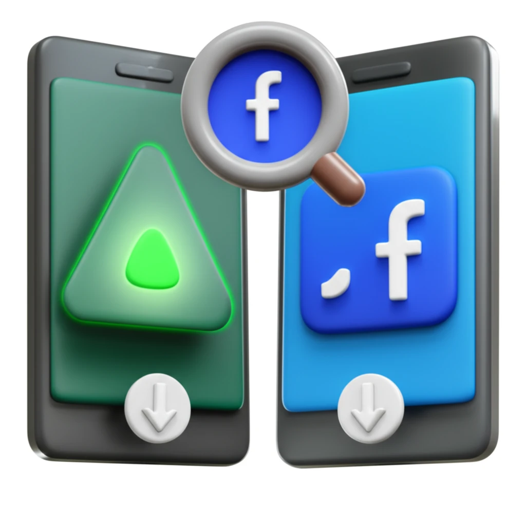 스마트폰 페이스북 어플 설치 및 계정..