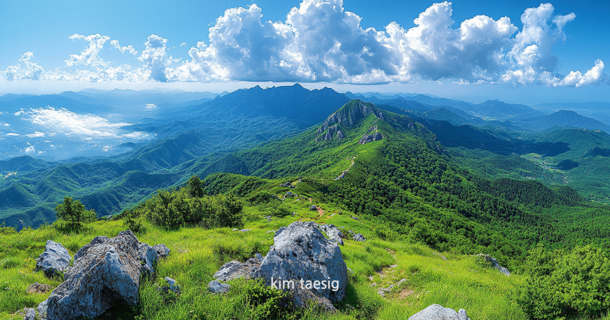 금수산의 사계절