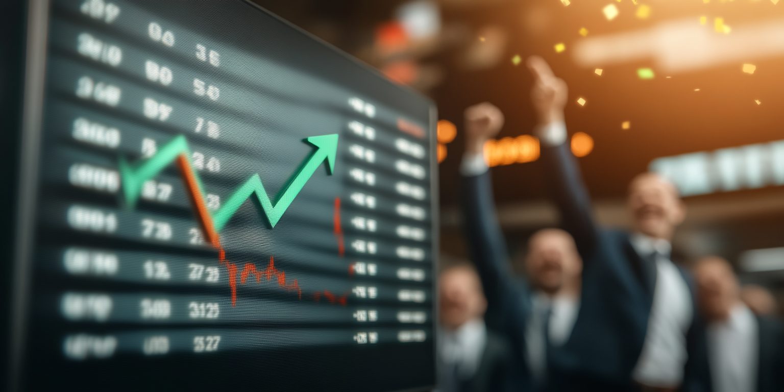 주가 급등 관련 이미지