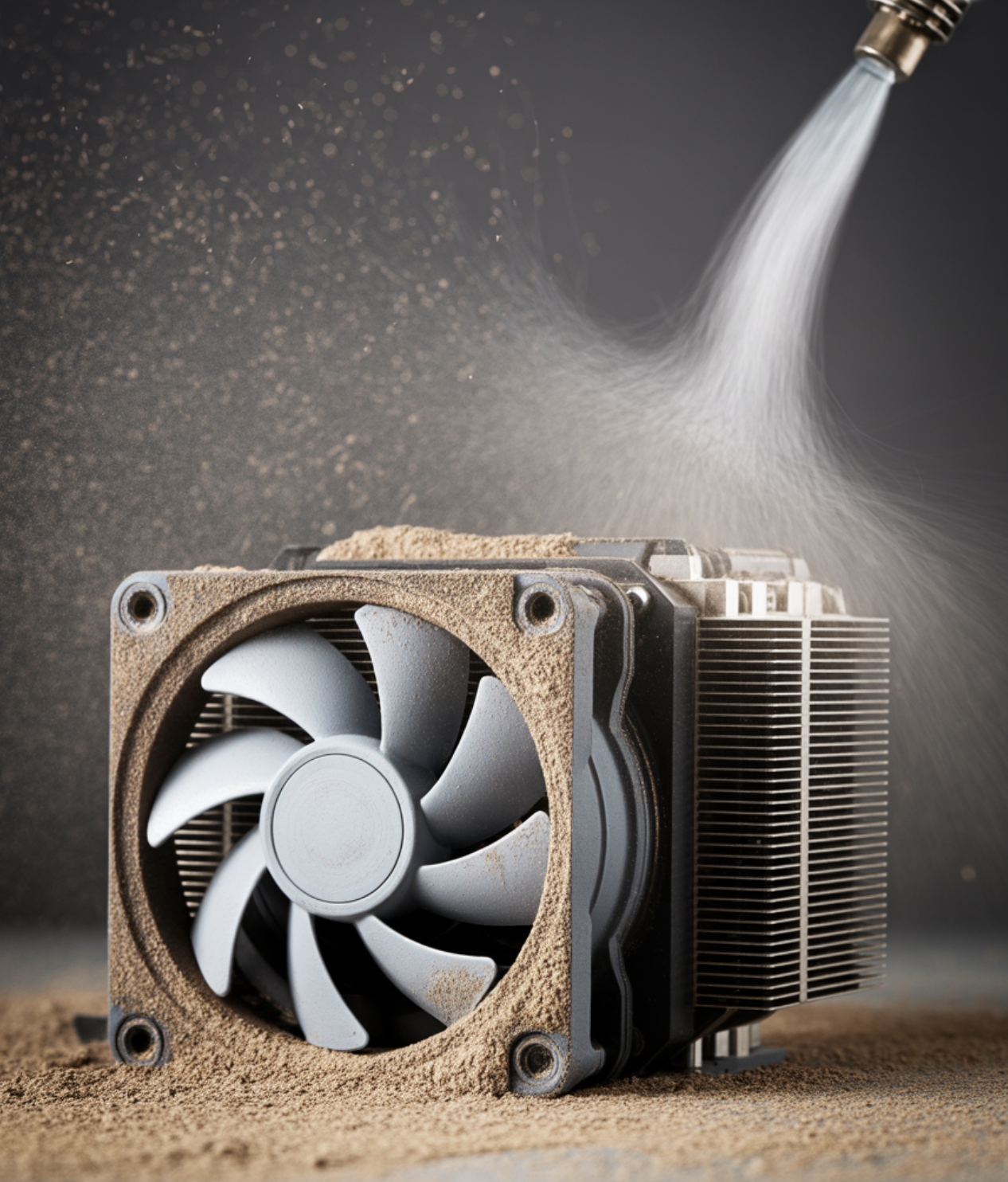 먼지 청소: PC의 '숨통'을 틔워주세요