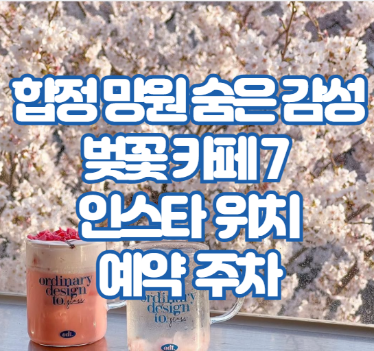 합정-망원-숨은-감성-벚꽃-카페-7-인스타-위치-예약-주차