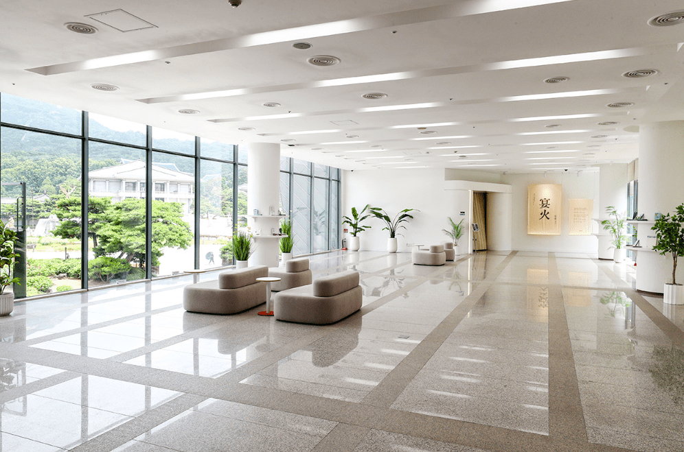 청와대 사랑채 2층 로비 및 라운지 모습