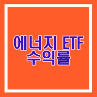에너지 ETF의 수익률을 알아보겠습니다.