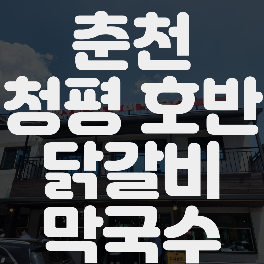 [춘천] 청평 호반 닭갈비 막국수