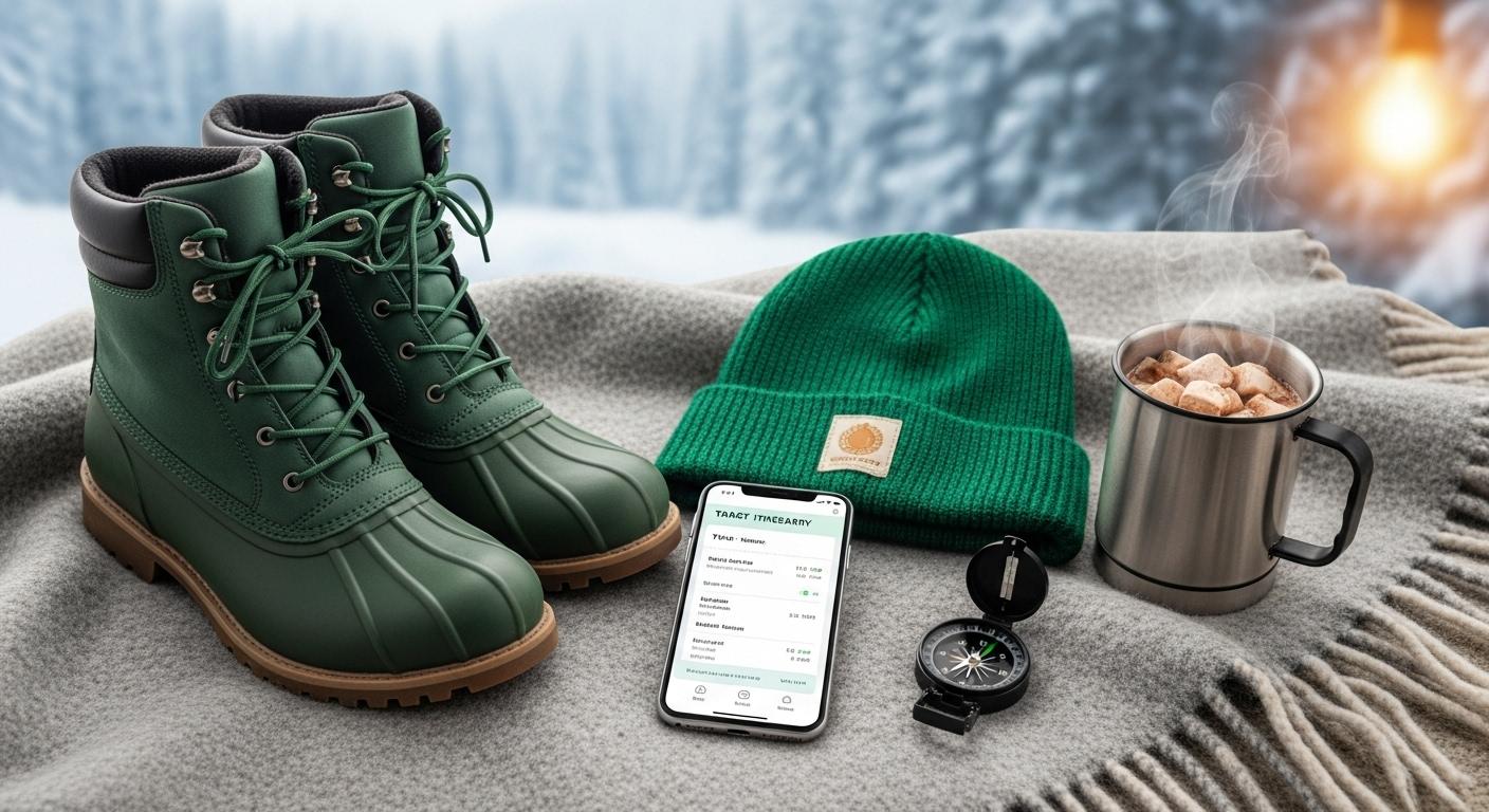 겨울 여행 코디룩