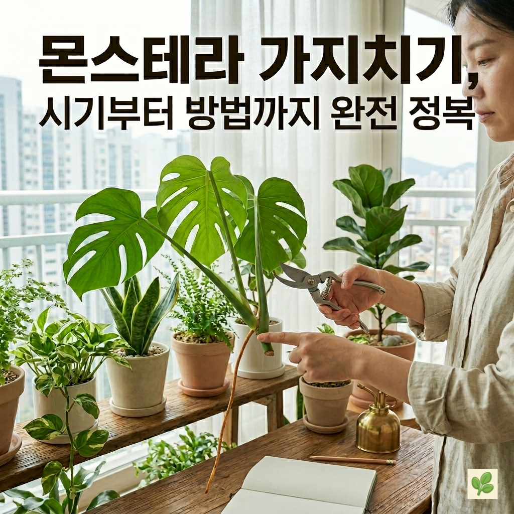 몬스테라 가지치기, 시기부터 방법까지 완전 정복