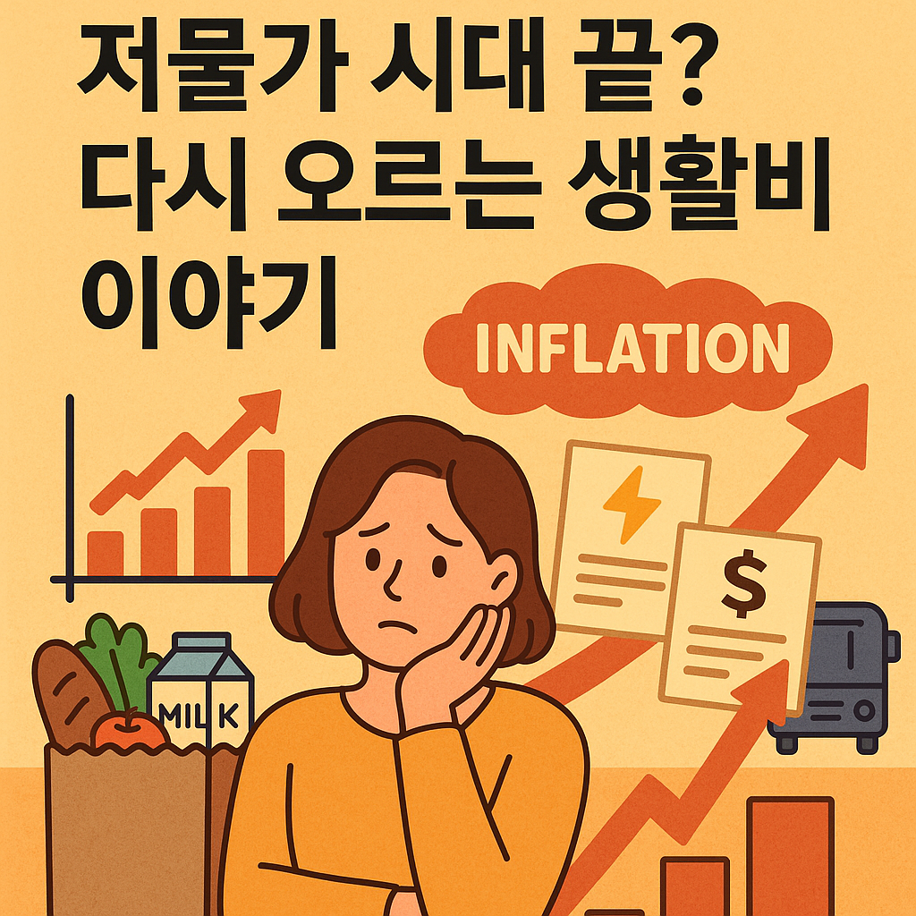 저물가 시대 끝? 다시 오르는 생활비 이야기