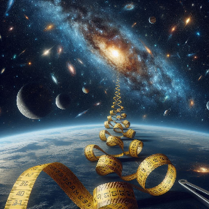 우주간 거리측정하기