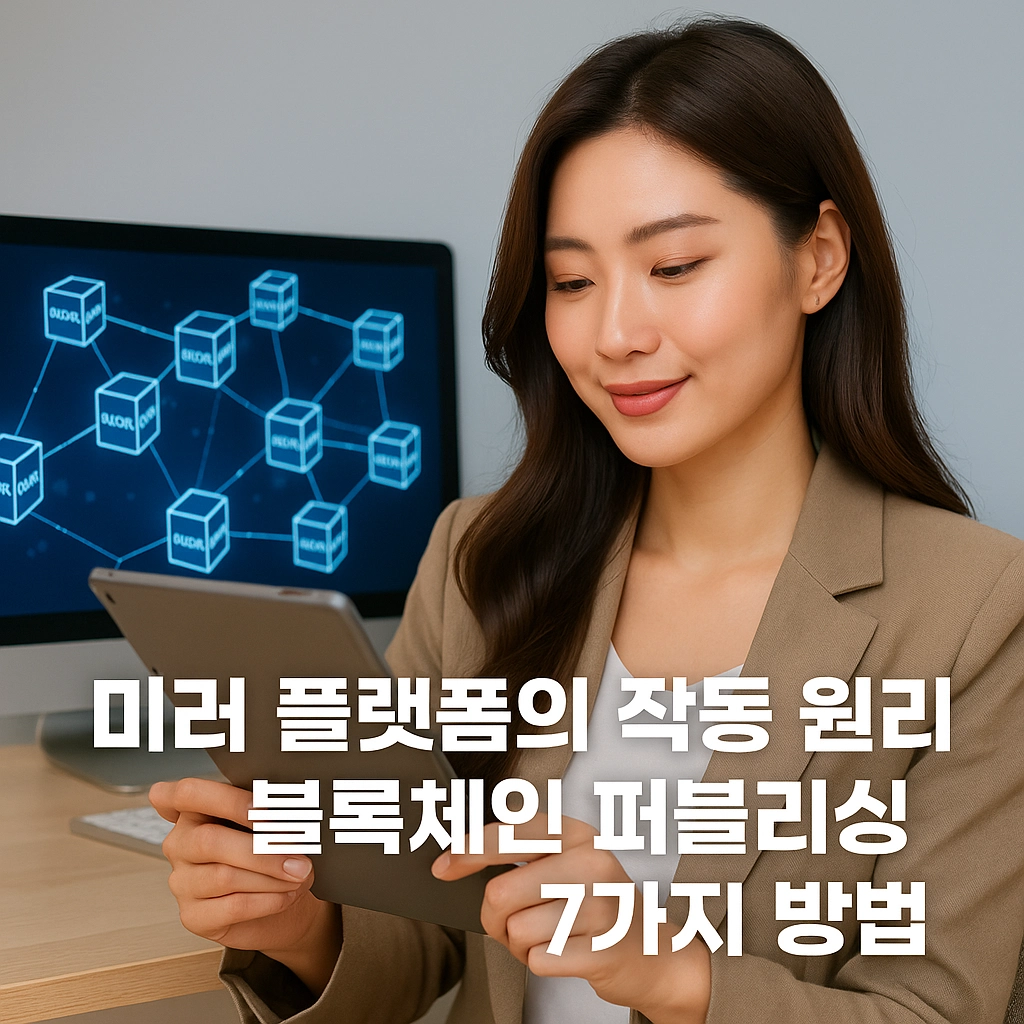 미러 플랫폼의 작동 원리와 블록체인 퍼블리싱 기술 가이드
