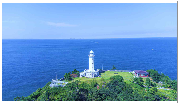 "말도 등대" 전경