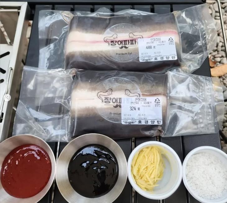 진공포장된 매일아침 민물장어