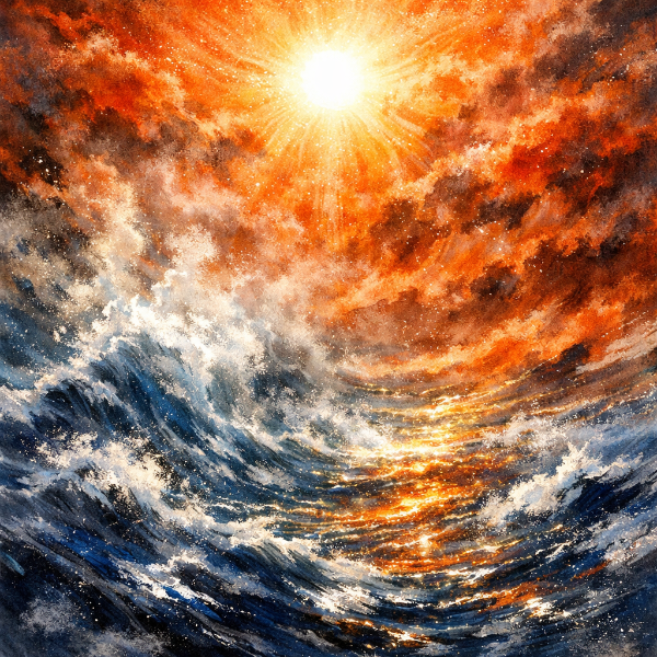 임오일주 성격과 인생 흐름을 물상으로 표현한 이미지