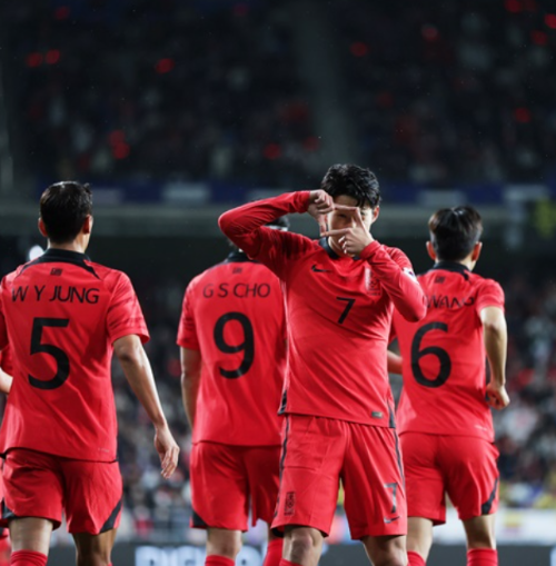 KFA 홈페이지 대한민국 축구 엘살바도르 경기 사진 이미지 입니다.