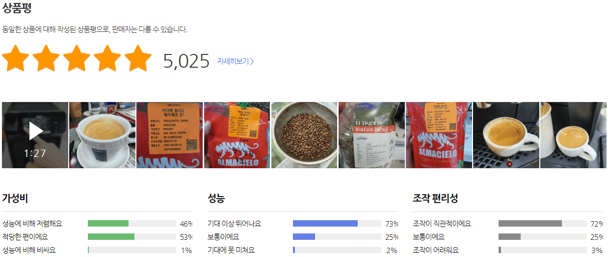 커피머신 추천 및 판매 순위 TOP 5 - 네이버, 쿠팡, SSG닷컴 비교