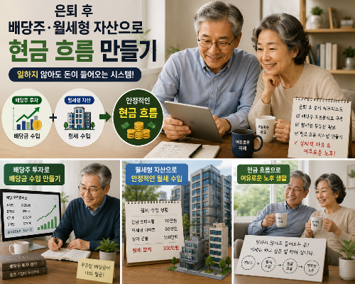 배당주&middot;월세형 자산으로 현금 흐름 만들기