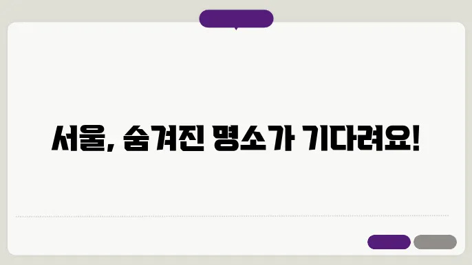 서울 구경투어