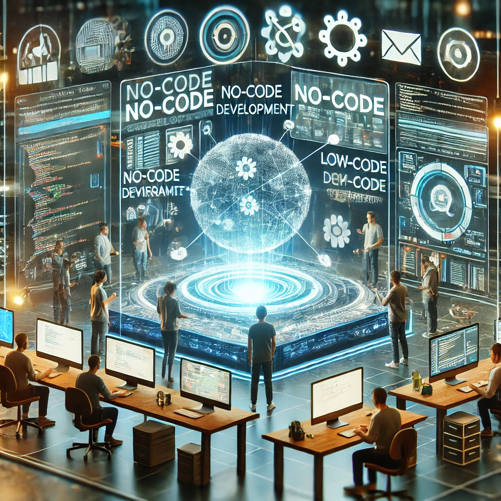 노코드 & 로우코드 플랫폼을 활용한 미래형 개발 환경이미지 사진