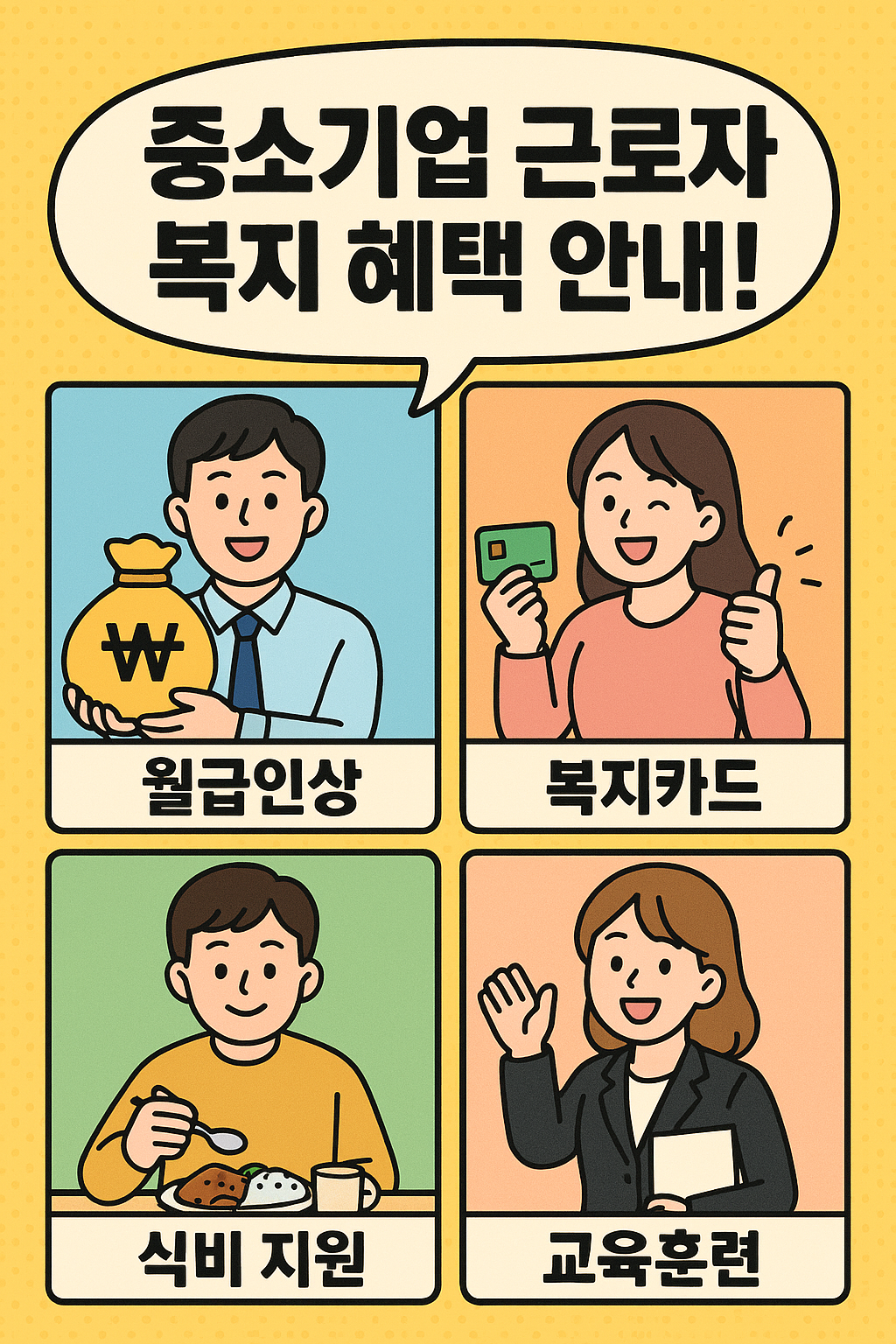 중소기업 근로자 복지 혜택 안내 관련사진