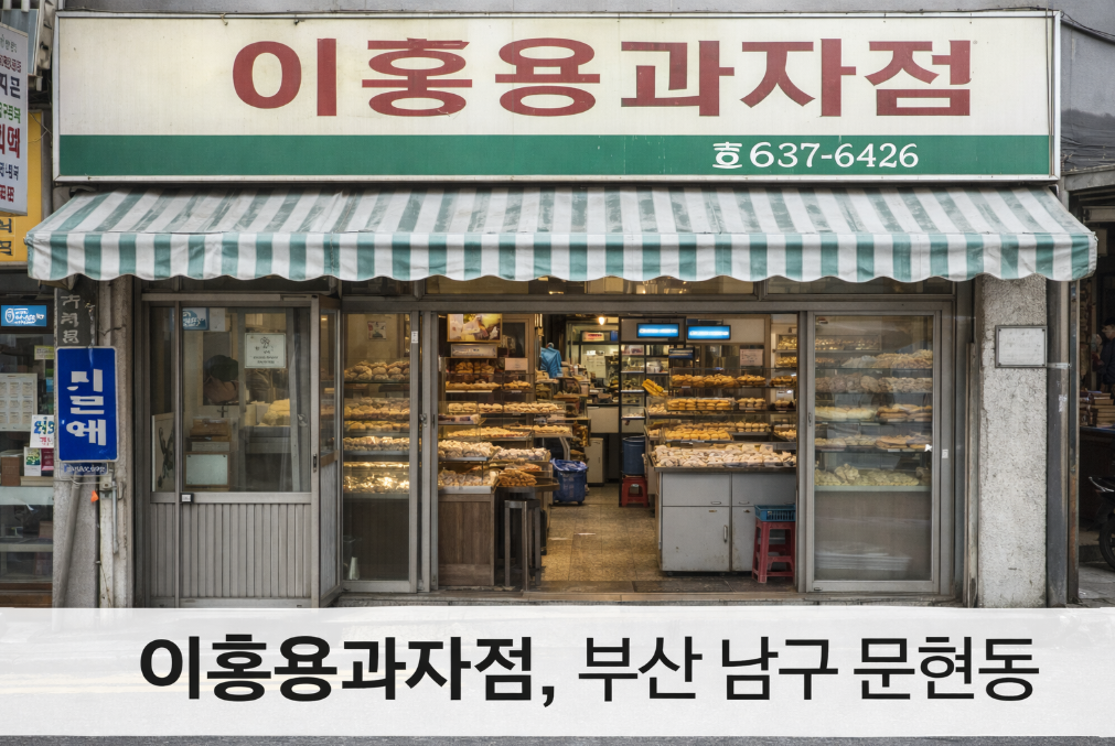 부산 문현동 이홍용과자점, 진짜 숨은 맛집인 이유