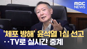 체포방행 생중계