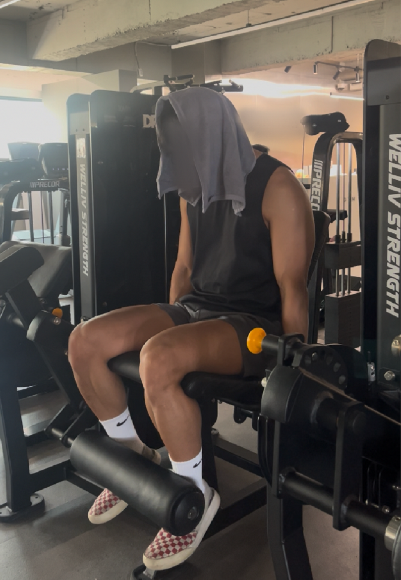 레그익스텐션 준비자세