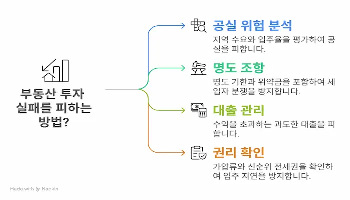 부동산 투자 실패를 피하는 방법