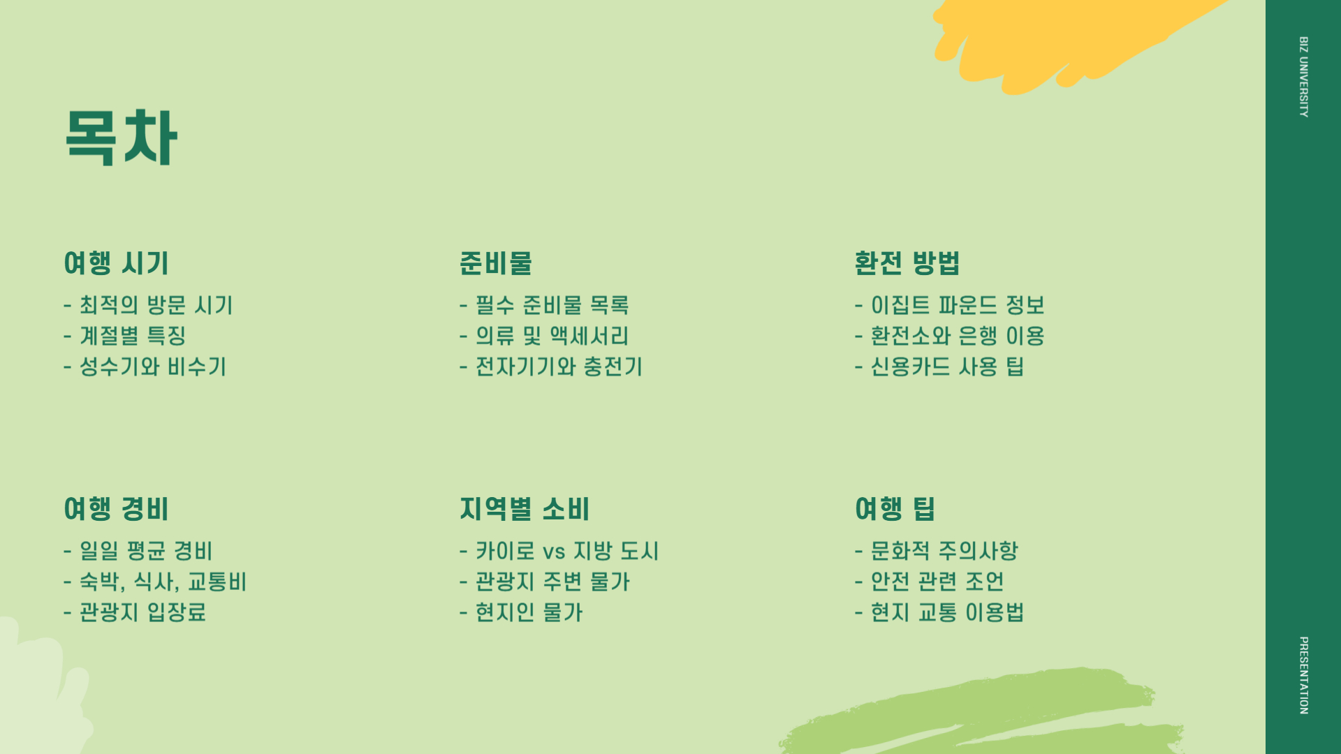 이집트 여행하기 좋은 계절