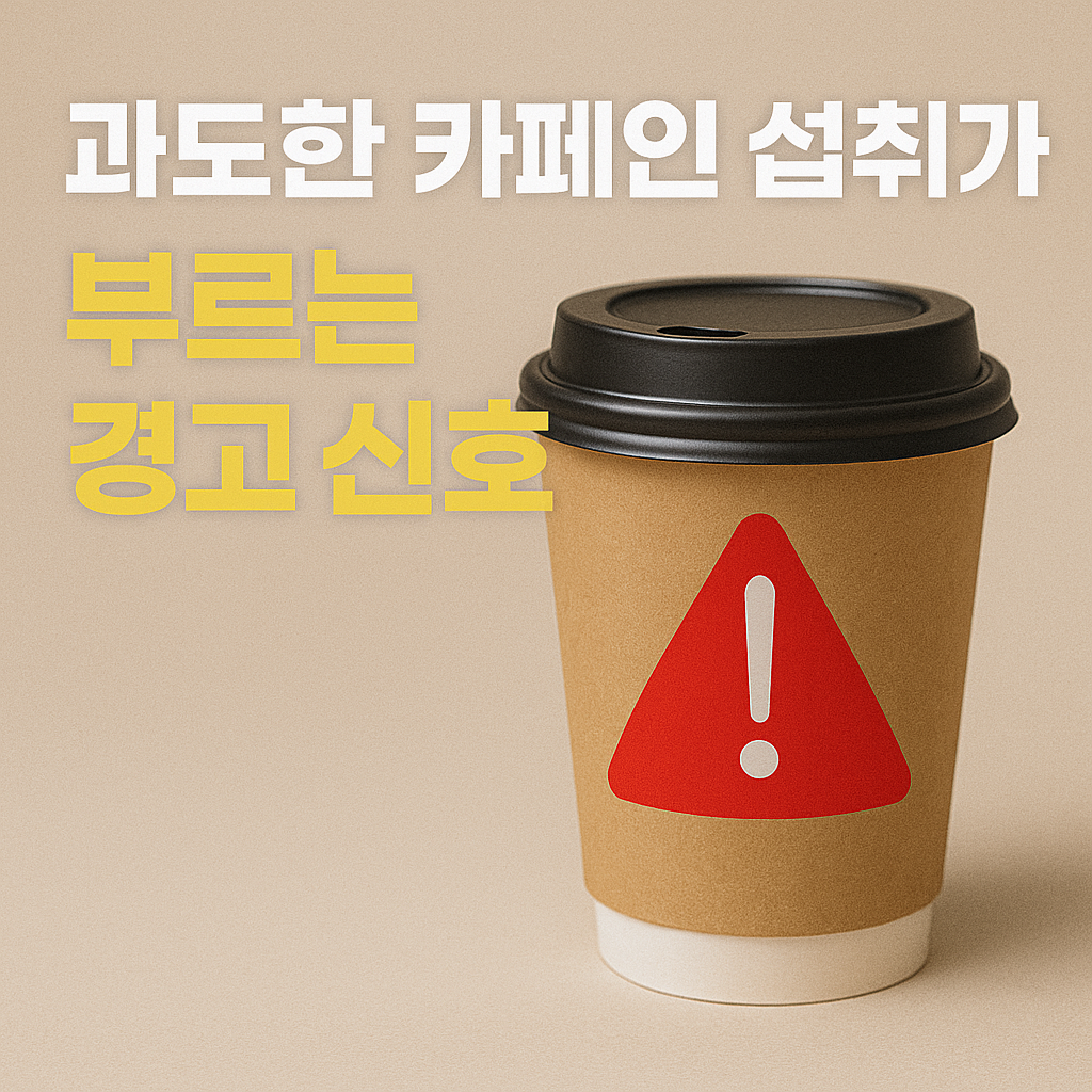 과도한 카페인 섭취가 부르는 경고 신호