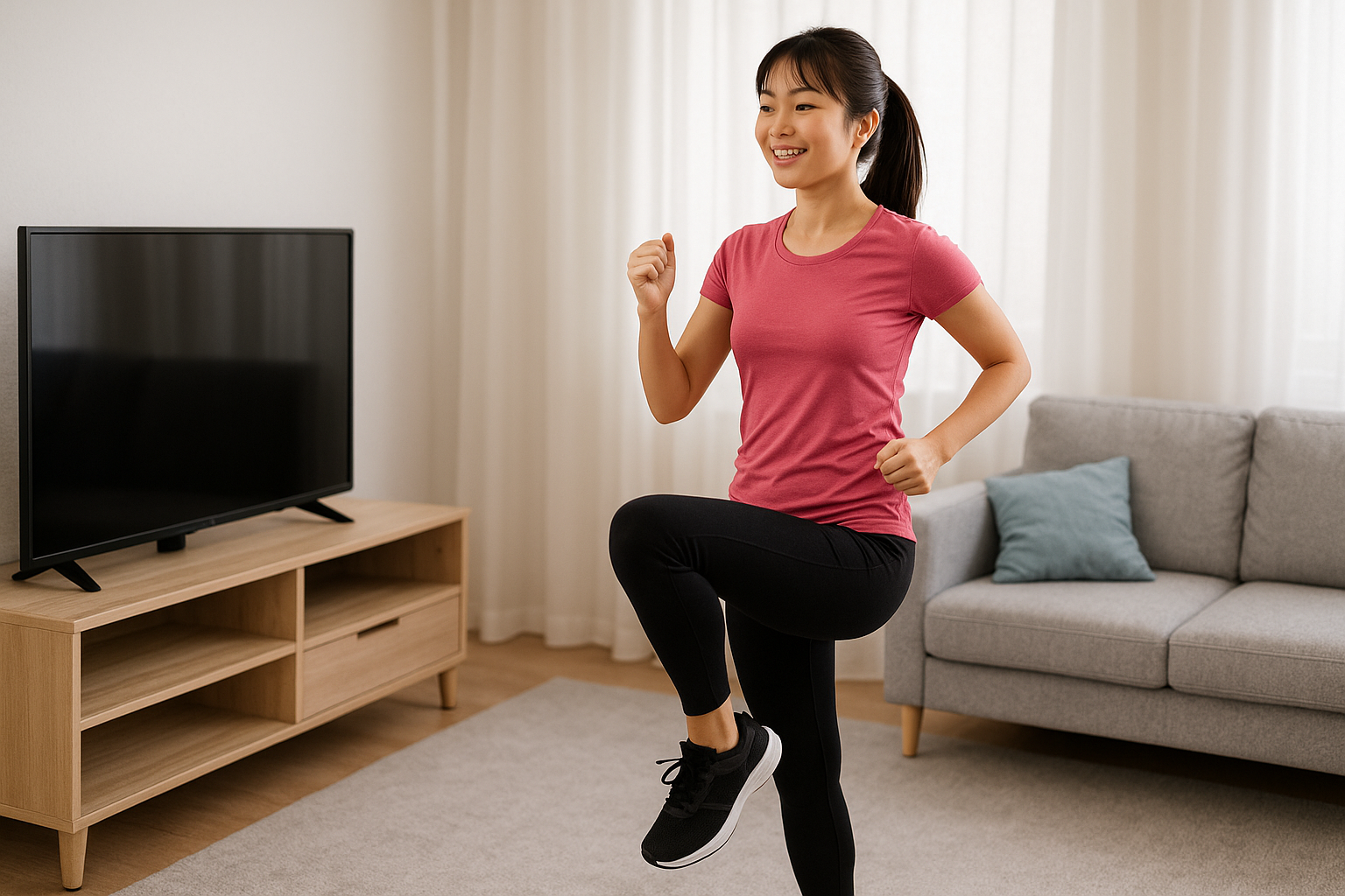 원룸에서 할 수 있는 운동: 층간 소음 없이 집에서 완벽 홈트레이닝