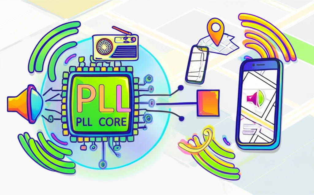 수정 발진기와 분주기를 통한 PLL ..
