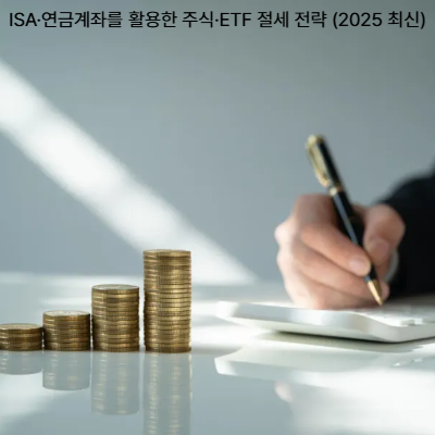 ISA·연금계좌를 활용한 주식·ETF 절세 전략 (2025 최신)