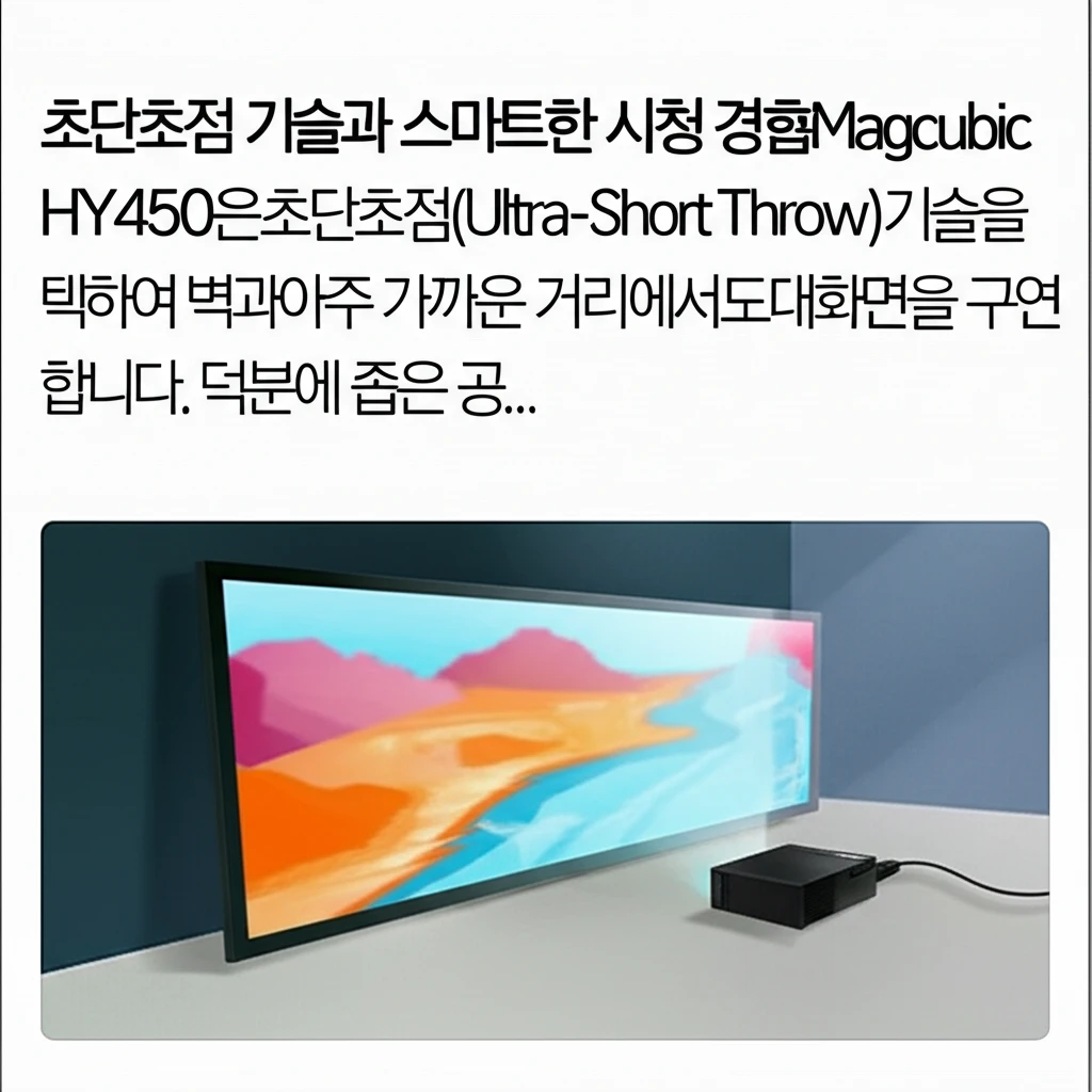 프로젝터 고민 끝! Magcubic 