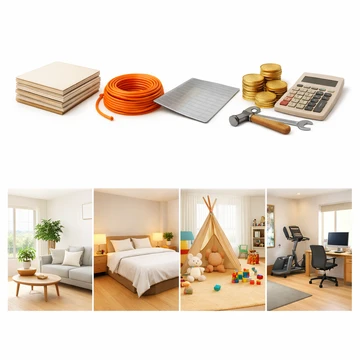 건식 온수난방 설치 과정과 구조 설명6