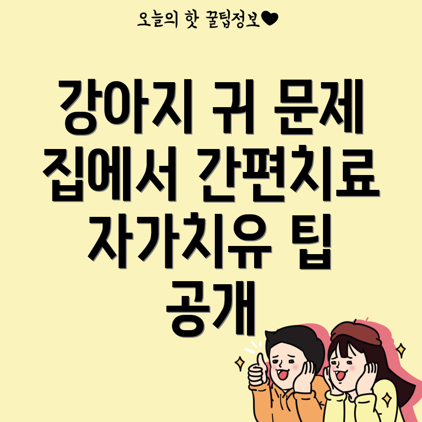 강아지 귀 감염