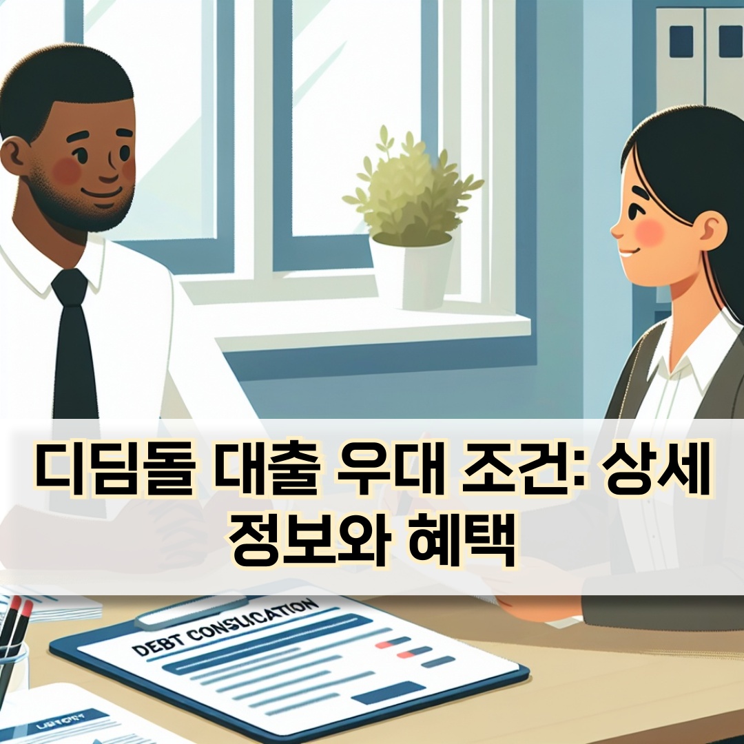 디딤돌 대출 우대 조건 상세 정보와 혜택