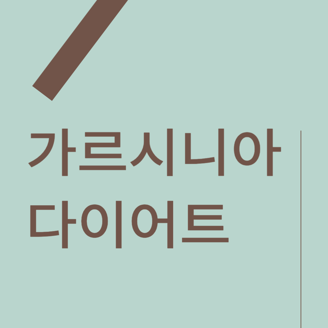 가르시니아 다이어트