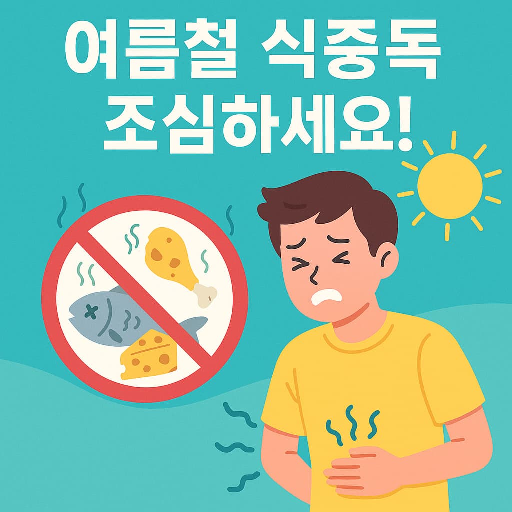 여름철 음식 조심! 식중독 원인균과 증상, 대처법까지 완벽 정리