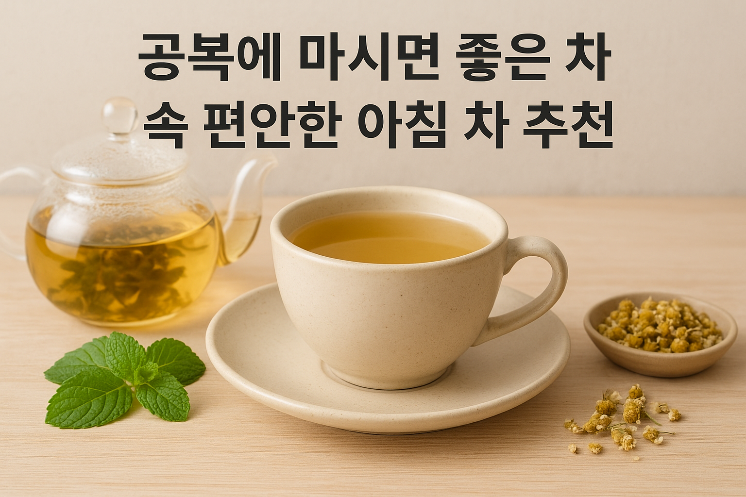 공복에 마시면 좋은 차 대표이미지