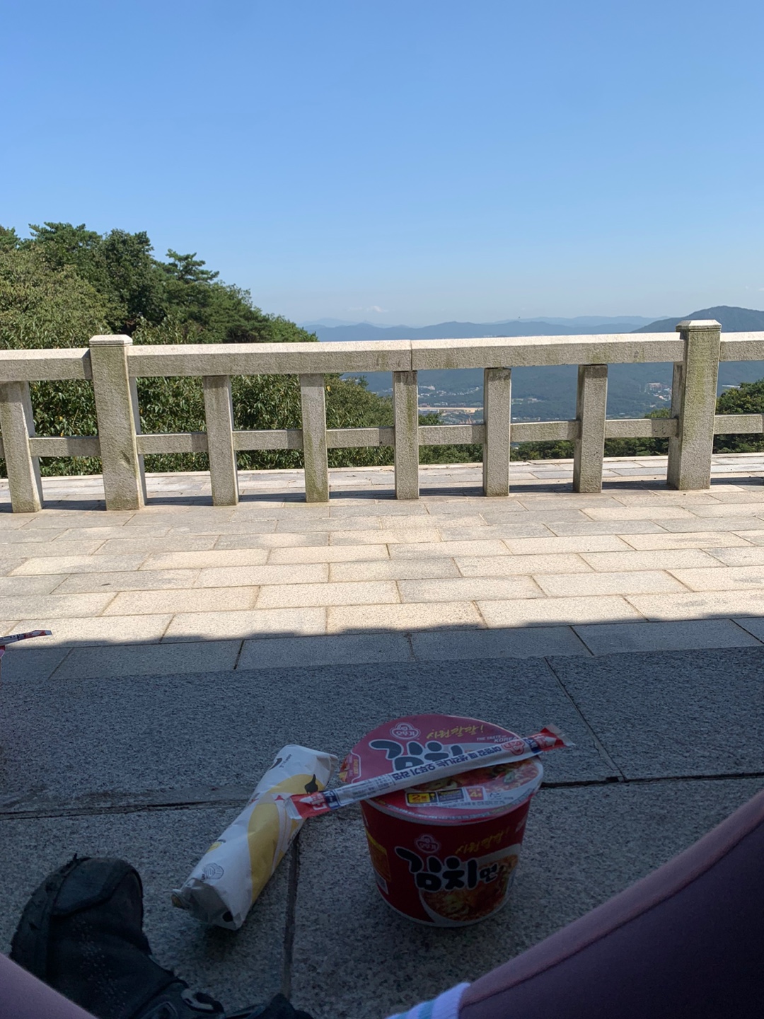 관악산 연주암 사찰 김밥&#44; 컵라면