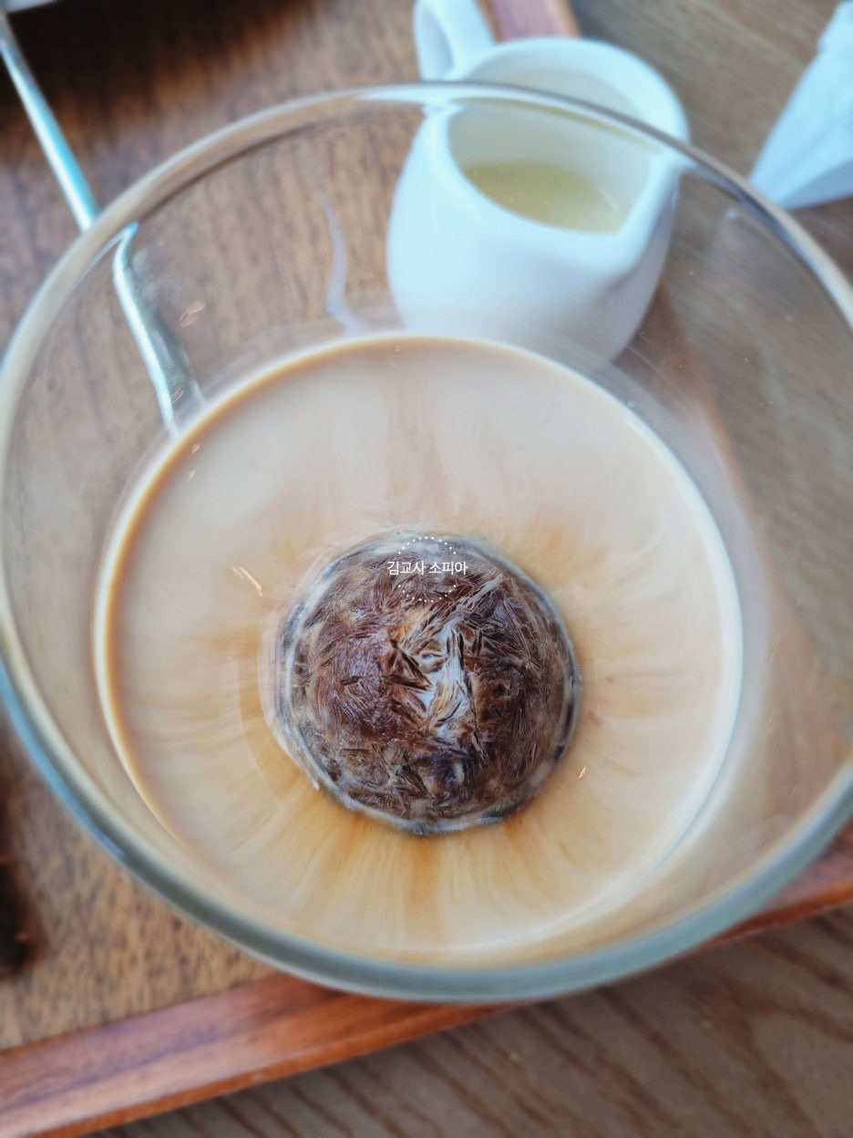 🌲 속초 울산바위 카페 &lsquo;더 엠브로시아&rsquo; 방문 후기 &amp;#124; 솔방울 라떼와 초코무스 맛집[내돈내산 후기]