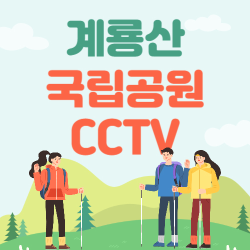 계룡산국립공원 천황봉 CCTV