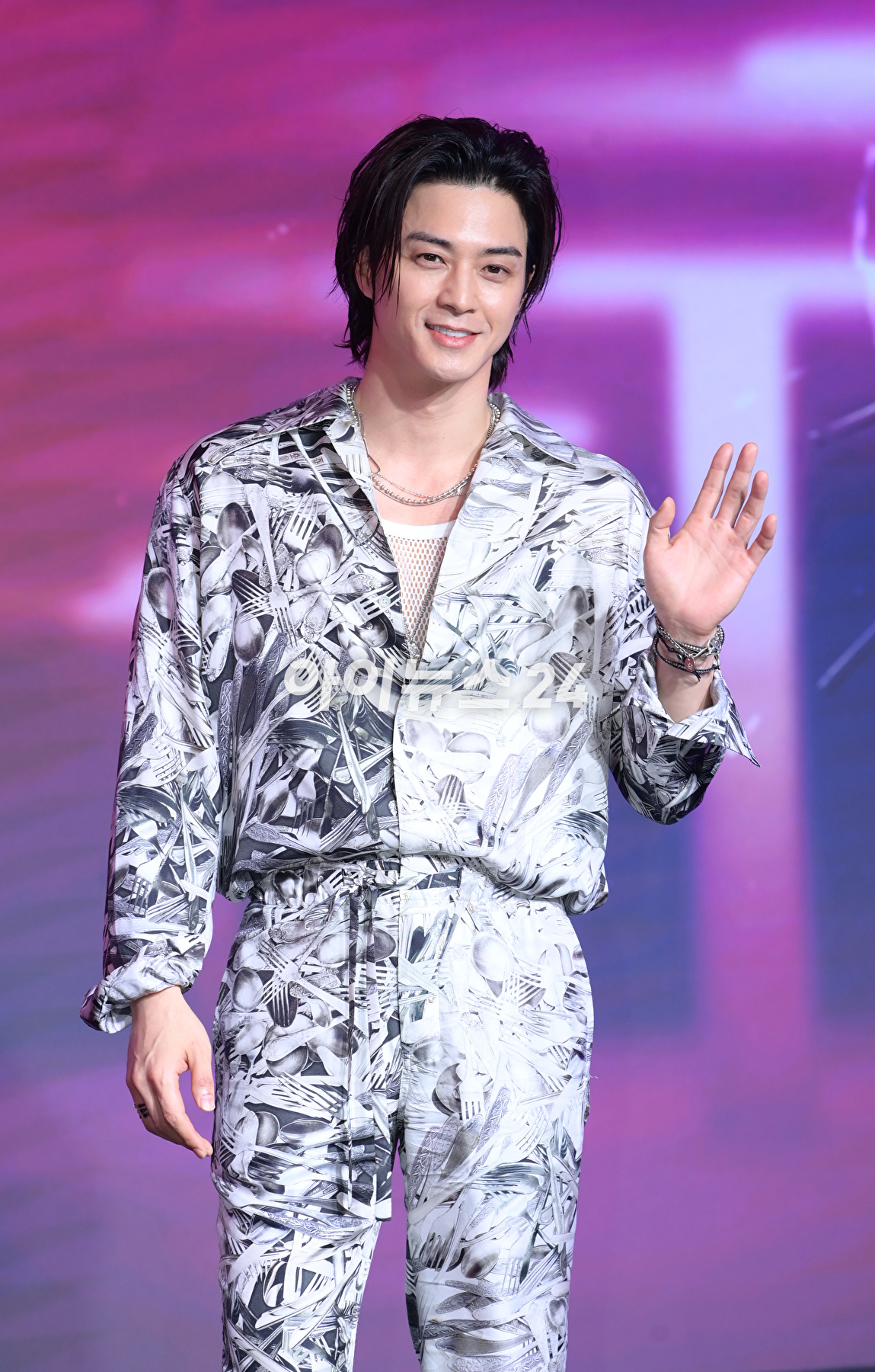 배우 김지훈이 25일 오후 서울 마포동 호텔 나루 서울 엠갤러리에서 열린 넷플릭스 영화 '발레리나'(감독 이충현) 제작보고회에 참석하고 있다. [사진=정소희 기자]